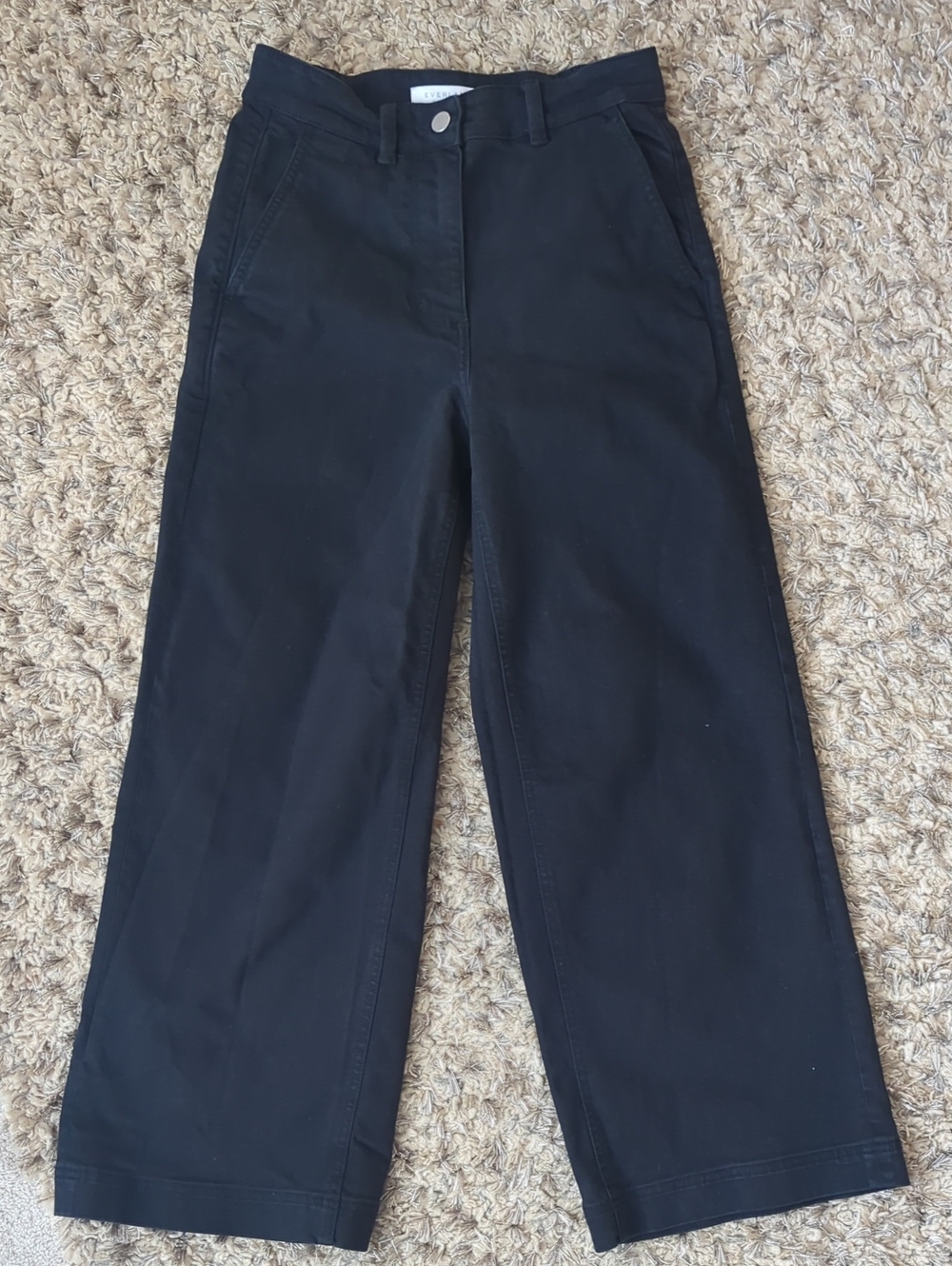 Everlane Way-High Wide-Leg Chino Jeans